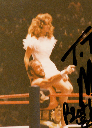 Macho Man Randy Savage & Elizabeth dual signed 3.5x5 Photo