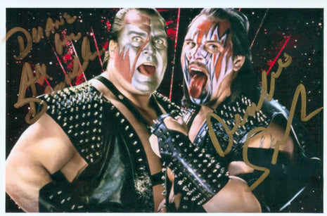 Demolition Ax & Smash dual signed 4x6 Photo