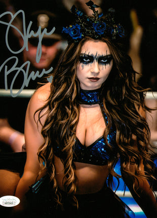 Skye Blue signed 8x10 Photo (w/ JSA)