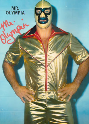Mr Olympia signed 8x10 Photo *RED*