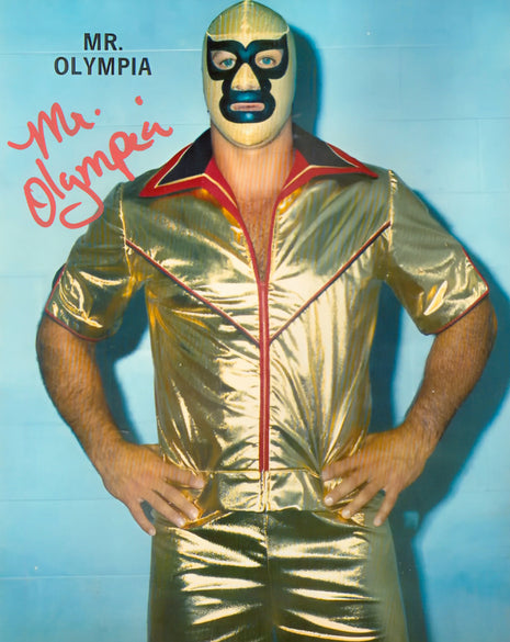 Mr Olympia signed 8x10 Photo *RED*