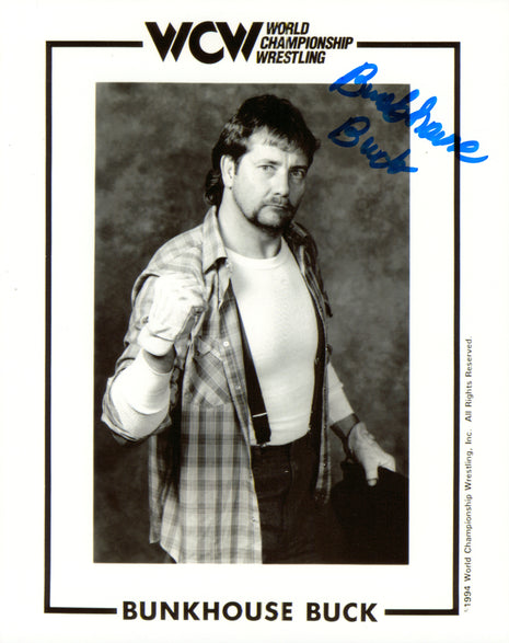 Buckhouse Buck signed 8x10 Photo