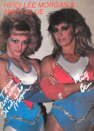 Heidi Lee Morgan & Misty Blue dual signed 8x10 Photo