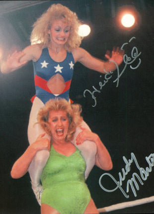 Heidi Lee Morgan & Judy Martin dual signed 8x10 Photo