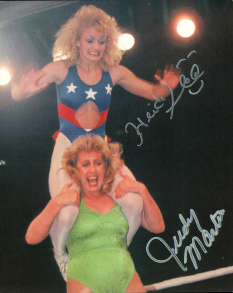 Heidi Lee Morgan & Judy Martin dual signed 8x10 Photo