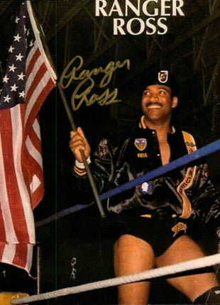 Ranger Ross signed 8x10 Photo