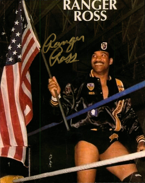 Ranger Ross signed 8x10 Photo