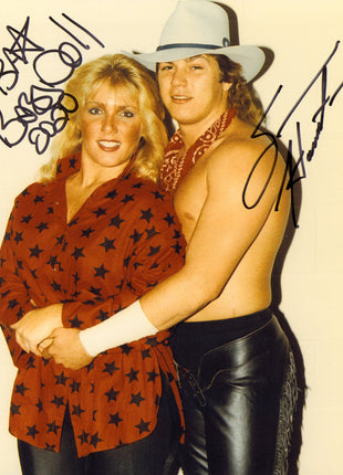 Sam Houston & Babydoll dual signed 8x10 Photo