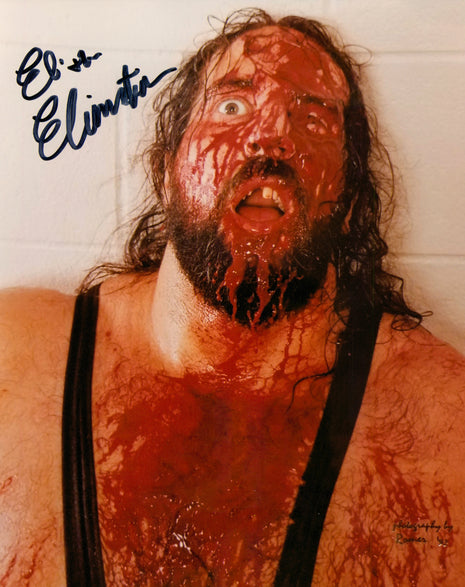 Eli the Eliminator signed 8x10 Photo