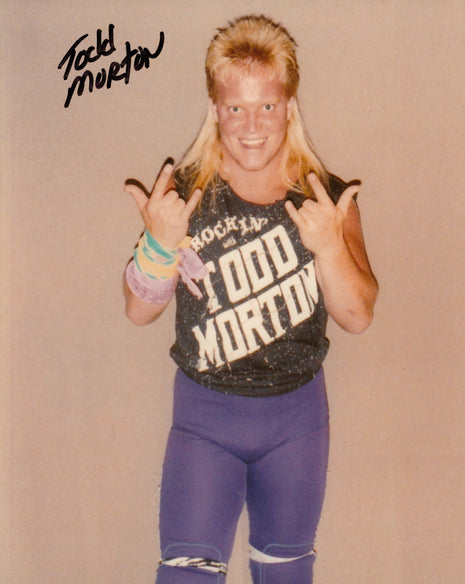Todd Morton signed 8x10 Photo