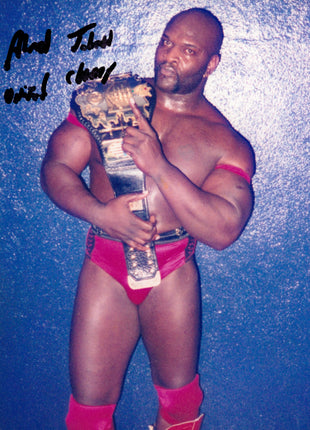 Ahmed Johnson signed 8x10 Photo