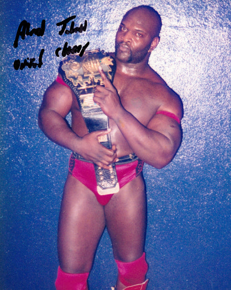 Ahmed Johnson signed 8x10 Photo