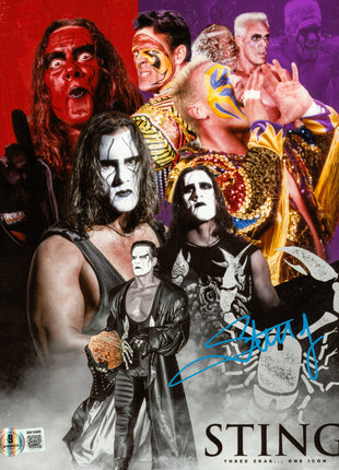 Sting signed 8x10 Photo (w/ Beckett)