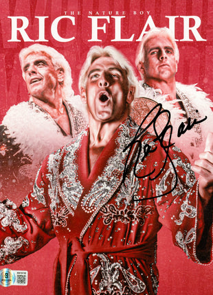 Ric Flair signed 8x10 Photo (w/ Beckett)