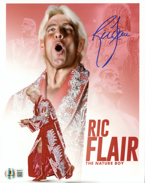 Ric Flair signed 8x10 Photo (w/ Beckett)