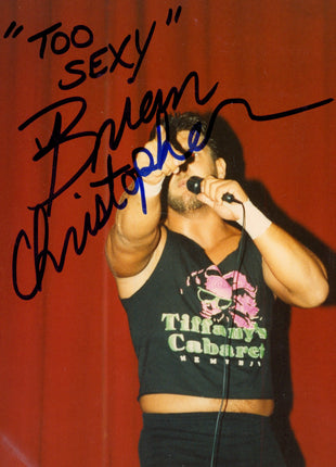 Brian Christopher signed 4x6 Photo
