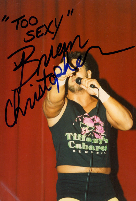 Brian Christopher signed 4x6 Photo