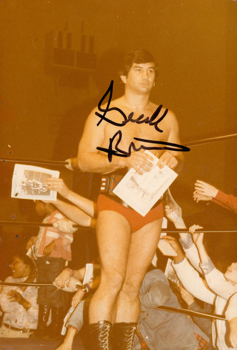 Gerald Brisco signed 3.5x5 Photo