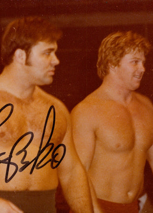 Larry Zbyszko signed 3.5x5 Photo