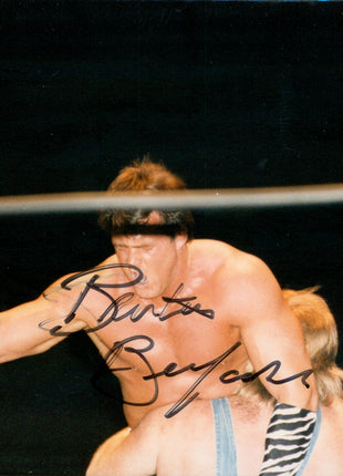 Brutus Beefcake signed 3.5x5 Photo (w/ JSA)