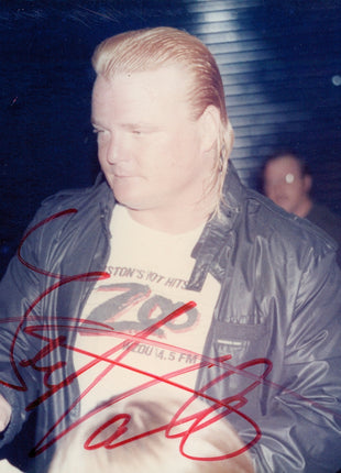 Greg Valentine signed 3.5x5 Photo (w/ JSA)