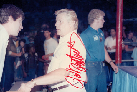 Pat Patterson signed 3.5x5 Photo (w/ JSA)
