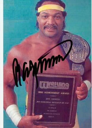 Ron Simmons signed 4x6 Photo