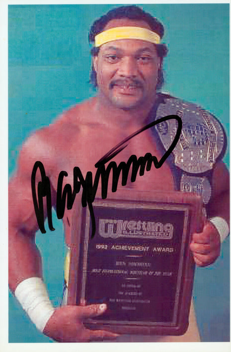 Ron Simmons signed 4x6 Photo