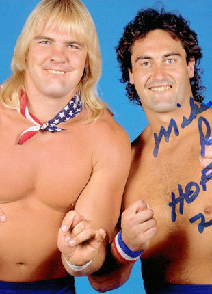Mike Rotunda signed 4x6 Photo *BLUE SHARPIE*