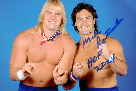 Mike Rotunda signed 4x6 Photo *BLUE SHARPIE*
