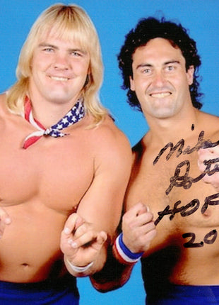 Mike Rotunda signed 4x6 Photo *BLACK SHARPIE FADING*
