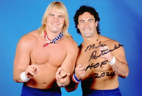 Mike Rotunda signed 4x6 Photo *BLACK SHARPIE FADING*