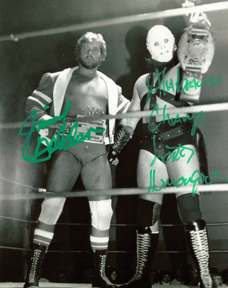 The Lord Humongous & Jimmy Golden dual signed 8x10 Photo