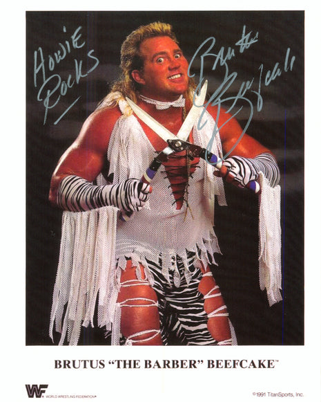 Brutus Beefcake signed 8x10 Photo