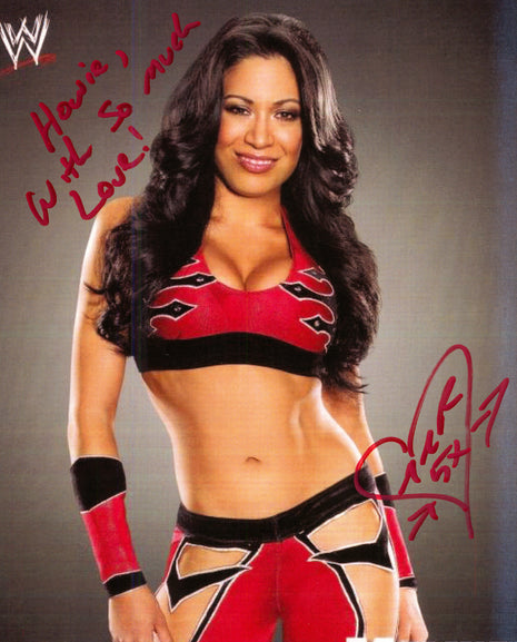 Melina signed 8x10 Photo