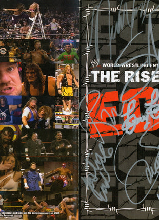 Multi-signed ECW DVD Insert (No Discs)