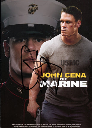 John Cena signed 5.5x8 Promotional Card