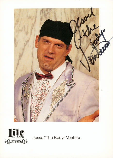 Jesse Ventura signed 5x7 Photo