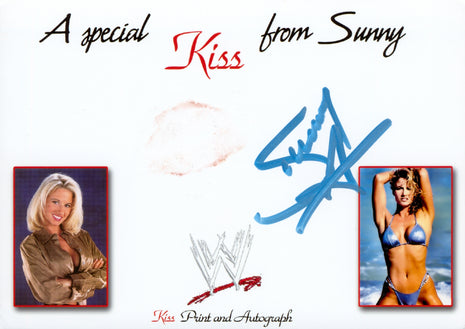 Sunny signed and kissed 5x7 Photo