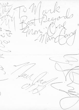 ECW multi-signed Reserved Table Stand #1