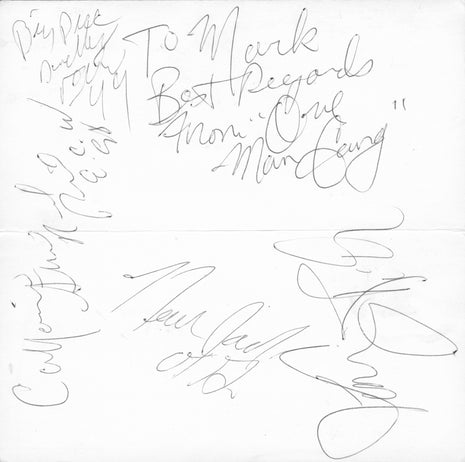 ECW multi-signed Reserved Table Stand #1