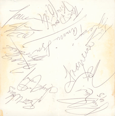 ECW multi-signed Reserved Table Stand #2