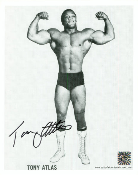 Tony Atlas signed 8x10 Photo