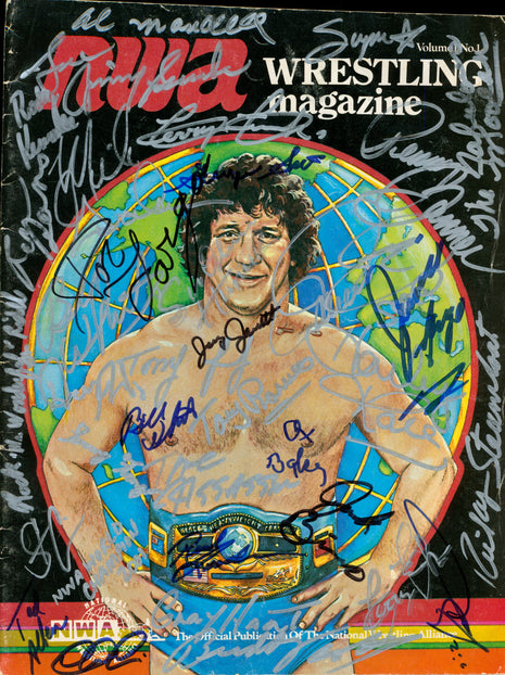Multi-signed NWA Wrestling Magazine 1st Edition (22+ signatures!)