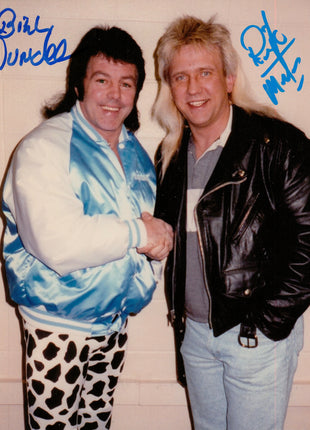 Bill Dundee & Ricky Morton dual signed 8x10 Photo