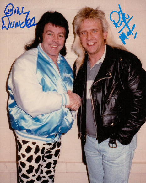 Bill Dundee & Ricky Morton dual signed 8x10 Photo
