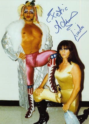 Exotic Adrian Street & Linda dual signed 8x10 Photo