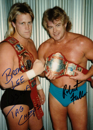 Brian Lee & Robert Fuller dual signed 8x10 Photo