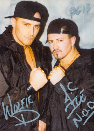 Jamie Dundee & Wolfie D dual signed 8x10 Photo