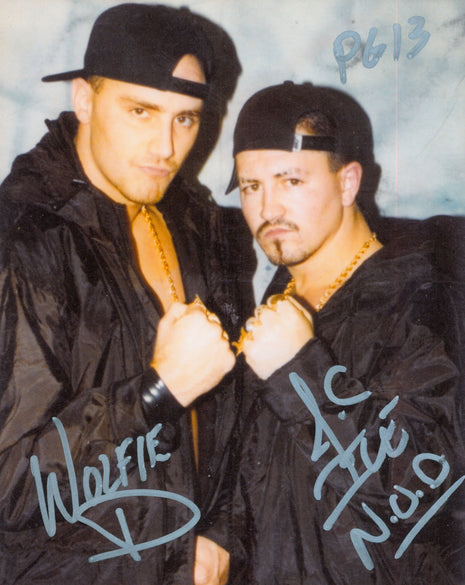 Jamie Dundee & Wolfie D dual signed 8x10 Photo